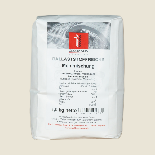 Ballaststoffreiche Mehlmischung