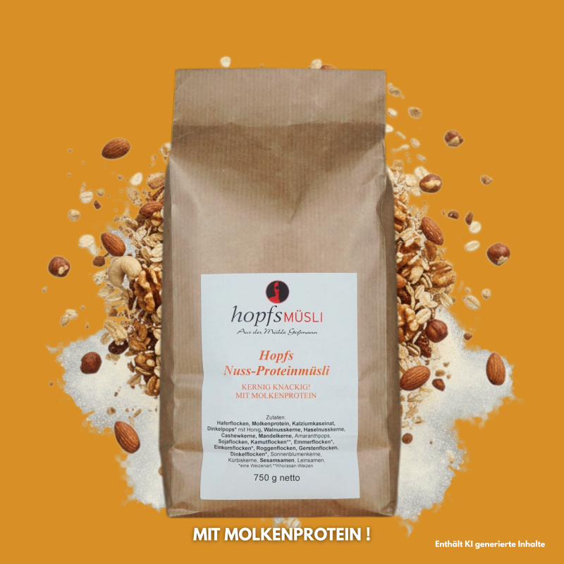 Hopfs Nuss-Proteinmüsli